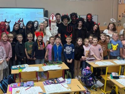 Prosinec - Mikuláš ve škole