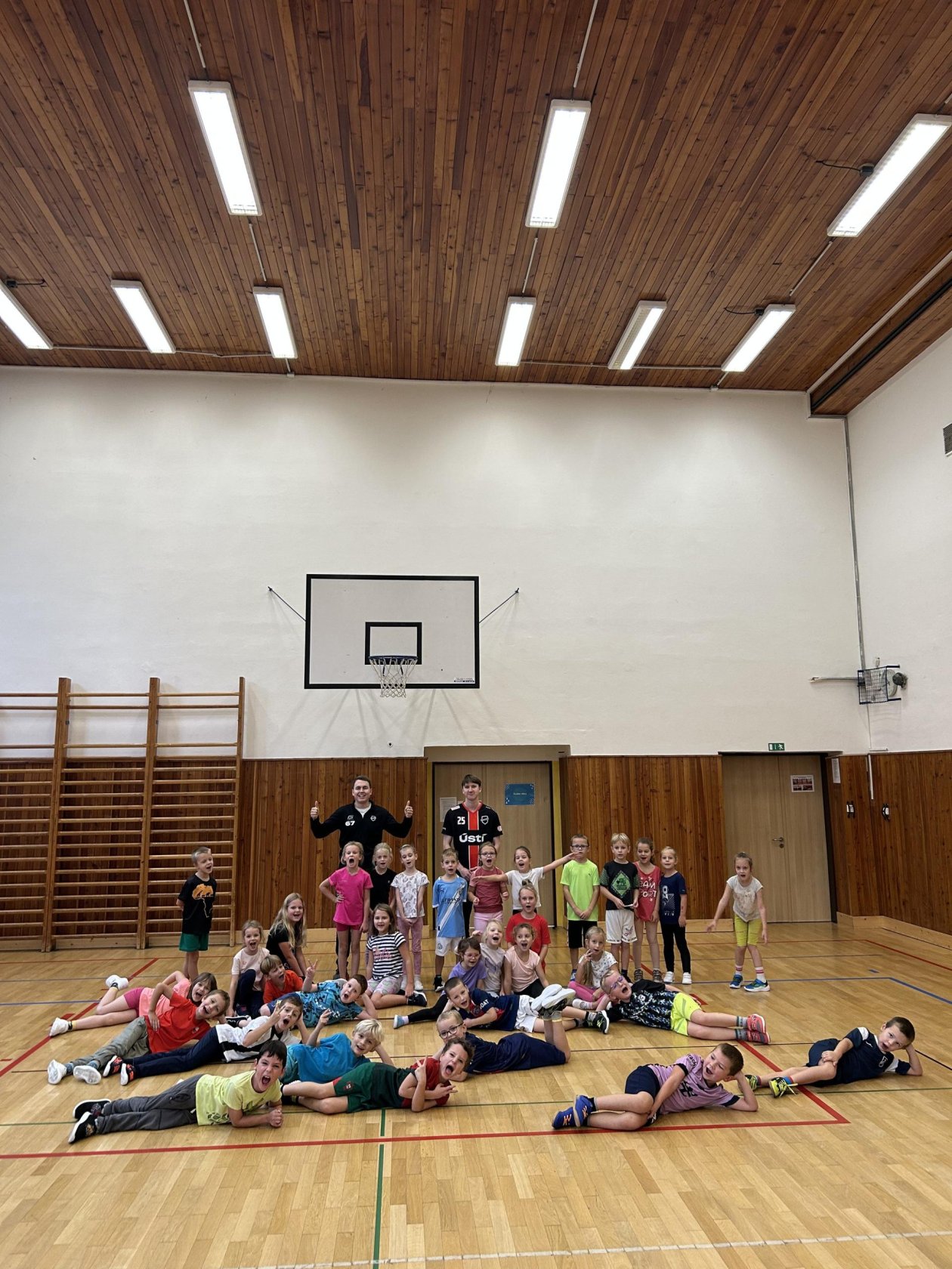 Profesionální florbalisté na naší škole