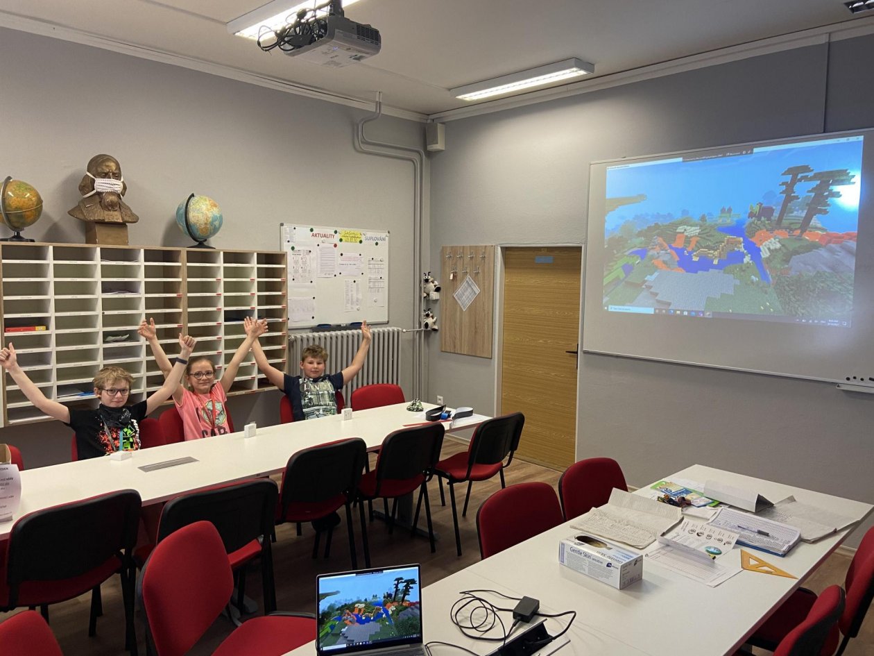 MINECRAFT Education Edition na ZŠ Stříbrnická